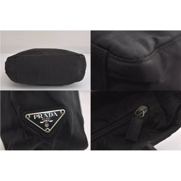 Prada Metropoli Vintage Black Nylon Tote with Auth Card EUC - Picture 7 of 17
